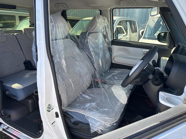 ムーヴキャンバス ストライプスＧ　４ＷＤ　両側電動スライドドア　クリアランスソナー　衝突被害軽減システム　オートライト　ＬＥＤヘッドランプ　スマートキー　アイドリングストップ　電動格納ミラー　シートヒーター　ベンチシート　ＣＶＴ（27枚目）