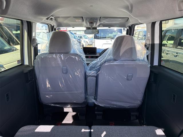 ムーヴキャンバス ストライプスＧ　４ＷＤ　両側電動スライドドア　クリアランスソナー　衝突被害軽減システム　オートライト　ＬＥＤヘッドランプ　スマートキー　アイドリングストップ　電動格納ミラー　シートヒーター　ベンチシート　ＣＶＴ（33枚目）