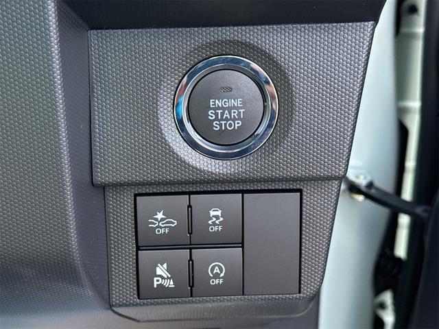 プッシュエンジンスタートシステム、エンジン始動・停止をワンタッチで行うことができます。
