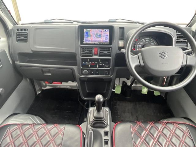 スーパーキャリイ L 4WD 5MT セーフティサポート ALPINE フルセグ付きナビゲーション ドライブレコーダー CD/DVD再生 SD HDD パワーステアリング(2枚目)