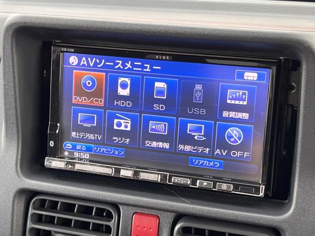 スーパーキャリイ L 4WD 5MT セーフティサポート ALPINE フルセグ付きナビゲーション ドライブレコーダー CD/DVD再生 SD HDD パワーステアリング(5枚目)