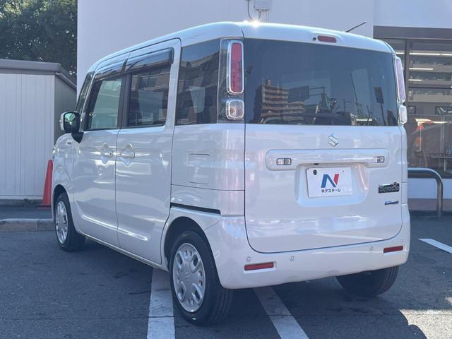 スペーシア ハイブリッドX 両側パワースライドドア セーフティサポート 全方位モニター 純正ナビ Bluetooth接続 スマートキー コーナーセンサー 運転席シートヒーター オートライト オートエアコン ロールサンシェード(28枚目)