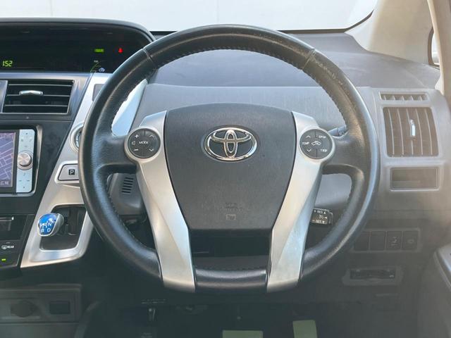 プリウスアルファ Ｇ　ナビゲーション　バックカメラ　後席モニター　後席モニター　ＥＴＣ　キーレス　クルーズコントロール　電動格納ミラー　オートエアコン　Ｂｌｕｅｔｏｏｔｈ　オートライト（11枚目）