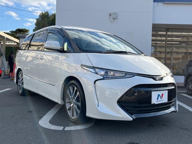 エスティマ アエラス　プレミアム－Ｇ　両側電動ドア　ＳＤナビ　後席モニター　バックカメラ　衝突被害軽減システム　電動リアゲート　ハーフレザーシート　パワーシート　ドラレコ　スマートキー　ＬＥＤヘッド　ビルトインＥＴＣ　クルコン（16枚目）