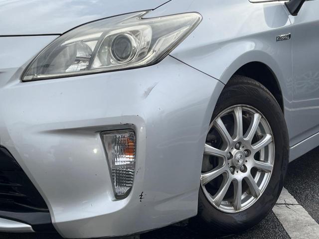 プリウス S 純正SDナビ スマートキー HIDヘッド ビルトインETC オートライト オートエアコン Bluetooth CD 地デジ クリアレンズリアコンビネーションランプ(12枚目)