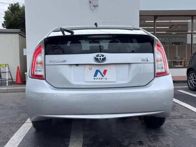 プリウス S 純正SDナビ スマートキー HIDヘッド ビルトインETC オートライト オートエアコン Bluetooth CD 地デジ クリアレンズリアコンビネーションランプ(15枚目)