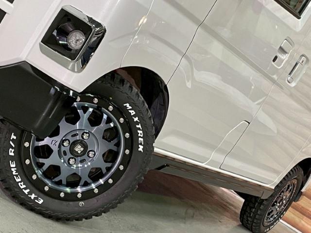 アトレー ＲＳ　１４ＡＷ　エクストリームＪ　ＸＪ０４　マックストレックエクストリームＲ／Ｔ　タナベ　リフトアップキット　フロントカメラ　オーバーヘッドコンソール　デジタルインナーミラー　切替４ＷＤ　両側パワスラ（34枚目）