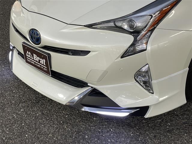 プリウス A 社外エアロ LEDヘッドライト オートライト レーンキープアシスト 障害物センサー バックカメラ オートマチックハイビーム 衝突軽減ブレーキ ブラインドスポットモニター(6枚目)