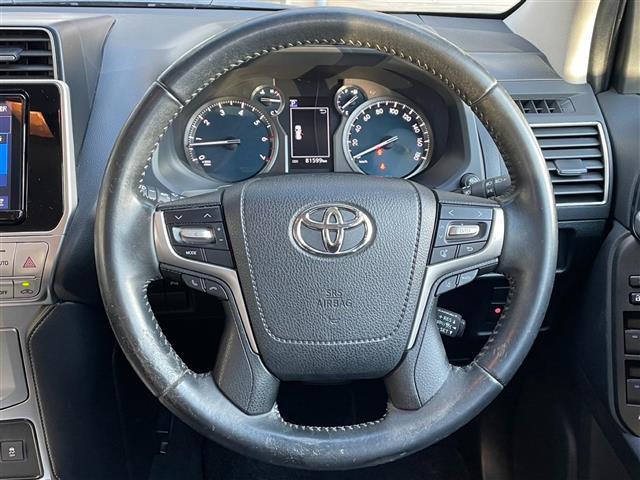 ランドクルーザープラド ＴＸ　Ｌパッケージ　純正ナビ　バックカメラ　前後ドライブレコーダー　フルセグＴＶ　レザーシート　前席シートヒーター　ルーフレール　ＬＥＤヘッドライト　レーンキープアシスト　オートマチックハイビーム（4枚目）