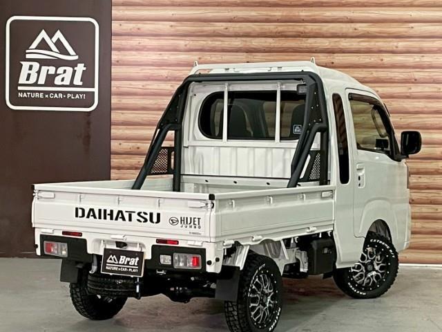 ハイゼットトラック ジャンボ　エクストラ　１４ＡＷ　マッドバーンＸＲ８００Ｍ　マックストレックエクストリームＲ／Ｔ　リフトアップキット　フロントアンダーガード　ロールバー　リアゲートデカール　ＬＥＤヘッドライト　オーバーヘッドコンソール（23枚目）