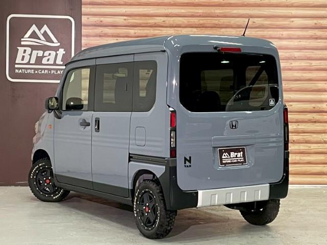 Ｎ－ＶＡＮ ファン　１４ＡＷ　マッドヴァンス０７　マックストレックエクストリームＲ／Ｔ　リフトアップキット　ＣＬＳ－ＦＯＸ　前後バンパー　ＤＡＦＵＮＤＥＲ　ボンネットエンブレム　ＬＥＤヘッドフォグライト　スマートキー（27枚目）