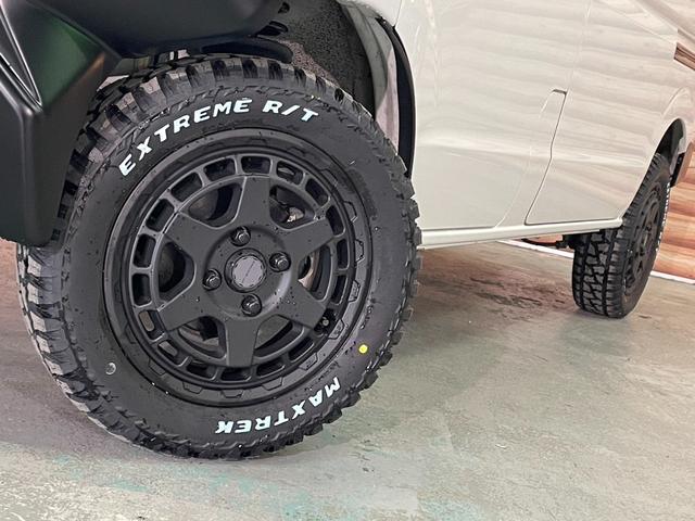 エブリイ ＰＡ　ジムリィフェイスチェンジキット　リフトアップ　ＷＥＤＳマッドヴァンスＸ１４インチ　マックストレックエクストリーム　ブラックアウトカスタム　インテリアパネル　ガングリップステアリング（34枚目）