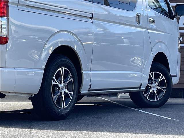 ハイエースバン スーパーGL ダークプライムII ワンオーナー 寒冷地仕様 両側手動スライドドア 特別仕様車限定フロアマット 純正15インチアルミホイール LEDヘッドライト オートマチックハイビーム バックカメラ ハーフレザーシート ETC(26枚目)