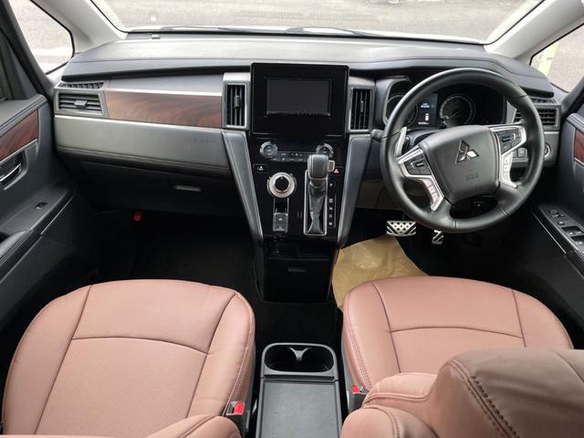 デリカD:5 P 1.5インチリフトアップ ブルバー オーバーフェンダー ルーフラック リアラダー ブラウンシートカバー ドライブレコーダー ETC パワーバックドア シャモニー仕様ペイント(2枚目)