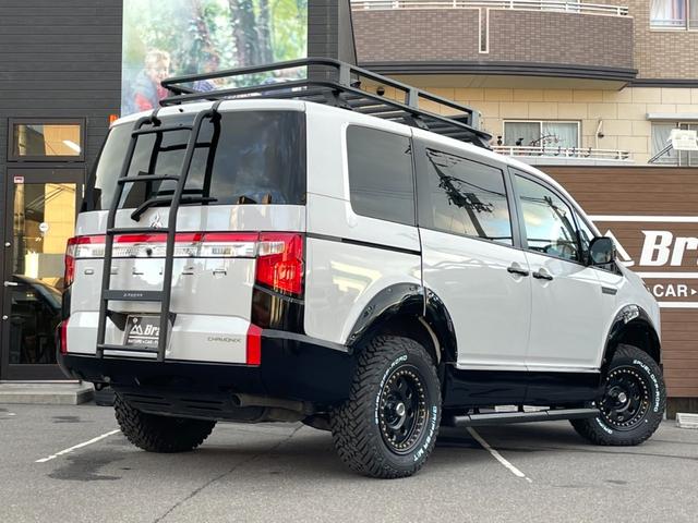 デリカD:5 P 1.5インチリフトアップ ブルバー オーバーフェンダー ルーフラック リアラダー ブラウンシートカバー ドライブレコーダー ETC パワーバックドア シャモニー仕様ペイント(31枚目)