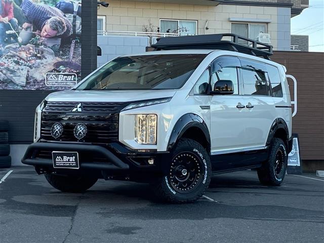 デリカD:5 リフトアップ ルーフラック シートカバー ブルバー オーバーフェンダー ブレーキホールド オートステップ 前後ドライブレコーダー 全方位カメラ ETC 運転席パワーシート 前席シートヒーター(24枚目)