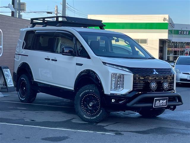 デリカD:5 リフトアップ ルーフラック シートカバー ブルバー オーバーフェンダー ブレーキホールド オートステップ 前後ドライブレコーダー 全方位カメラ ETC 運転席パワーシート 前席シートヒーター(37枚目)