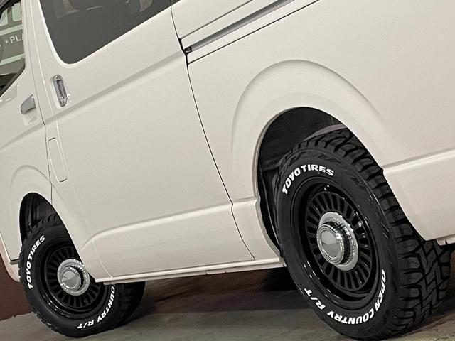 ハイエースバン スーパーＧＬ　ダークプライムＩＩ　５型　４ＷＤ　ｎｅｒｕ海ベットキット　ステンレスブルバー　ディーンカルフォルニア新品ホイール　ＴＯＹＯオープンカントリーＲ／Ｔ新品タイヤ　両側電動スライドドア　トヨタセーフティセンス　禁煙車（60枚目）