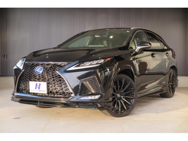 ＲＸ ＲＸ４５０ｈ　Ｆスポーツ　純正フルエアロ　エンジンスターター　シートヒーター＆クーラー　ドラレコ　ヒッチメンバー　衝突被害軽減ブレーキ　アダプティブクルーズコントロール　ＥＴＣ　イモビライザー　ワンオーナー　純正ナビ（2枚目）