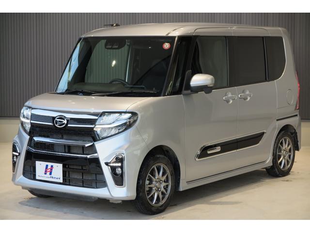 タント カスタムＸスタイルセレクション　ステアリングリモコン　ロングスライドシート　ＦＲパーキングソナー　アイドリングストップ　プッシュスタート　衝突被害軽減ブレーキ　ドラレコ　アラウンドビューモニター　両側パワースライドドア　レーンキープ（9枚目）