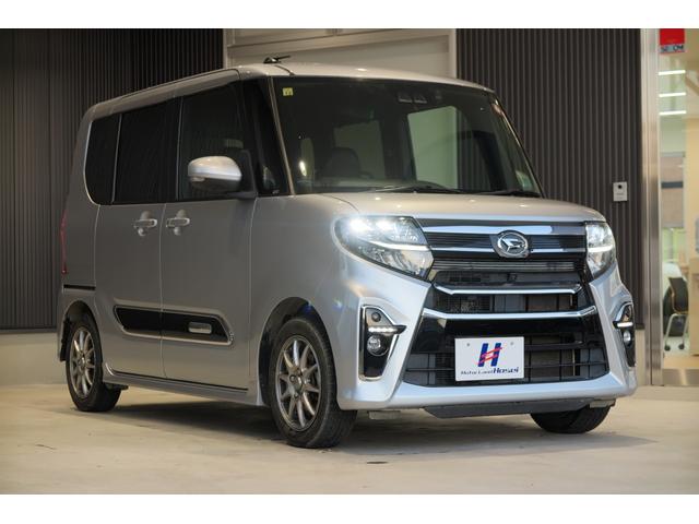 タント カスタムＸスタイルセレクション　ステアリングリモコン　ロングスライドシート　ＦＲパーキングソナー　アイドリングストップ　プッシュスタート　衝突被害軽減ブレーキ　ドラレコ　アラウンドビューモニター　両側パワースライドドア　レーンキープ（60枚目）