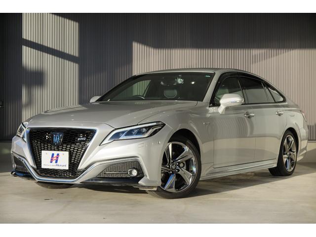 クラウンハイブリッド ＲＳアドバンス　アラウンドビューモニター　ＨＵＤ　ブラインドスポットモニター　ブレーキホールド　ＭＴモード　シートヒーター＆クーラー　ステアリングヒーター　ＬＥＤオートライト＆ハイビームフォグ　ＥＶモード（3枚目）