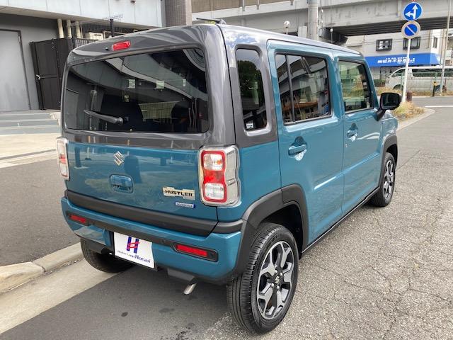ハスラー ハイブリッドX 全方位モニター付メモリーナビ装着車 4WD メーカーナビ フロントシートヒーター デュアルカメラブレーキ レーンアシスト ETC ドライブレコーダー LEDライト 4エアバック スマートキー(3枚目)