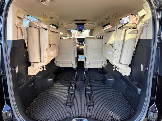 アルファード ２．５Ｇ４ＷＤ　ワンオーナー／セーフティセンス／クルコン／ＶＳＣ／アルパイン専用メモリナビ／ＴＶ／Ｂモニター／フリップダウンモニター／ＥＴＣ／両側Ｐスライド／レザーシート／電動シート／シートヒーター＆ベンチレーター（40枚目）