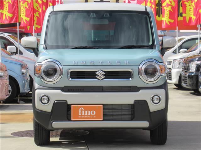 ハスラー ハイブリッドＸ　届出済未使用車　４ＷＤ　２トーン仕様　セーフティサポート　ヒルディセントコントロール　グリップコントロール　スノーモード　シートヒーター　革巻ステアリング　アダプティブクルーズコントロールＬＥＤヘッド（17枚目）