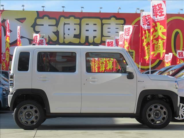 ハスラー ハイブリッドＧ　届出済未使用車　４ＷＤ　衝突軽減ブレーキ付　車線逸脱抑制機能　ふらつき警報機能　先行車発進お知らせ機能　車線逸脱警報　後方誤発進抑制機能　クリアランスソナー　ステアリングリモコン　ハイビームアシスト（26枚目）