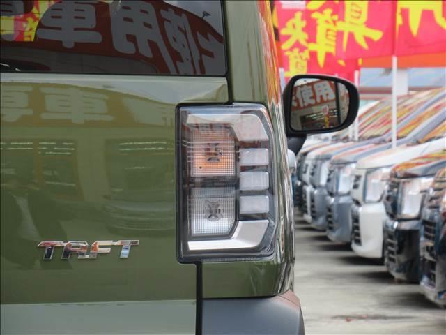 タフト Ｇ　届出済未使用車　４ＷＤ　シートヒーター　革巻きステアリング　ＬＥＤヘッドランプ　ＬＥＤフォグランプ　スマートアシスト　ルーフレール　純正１５インチアルミ　ＵＳＢソケット　リバース連動リアワイパー（34枚目）