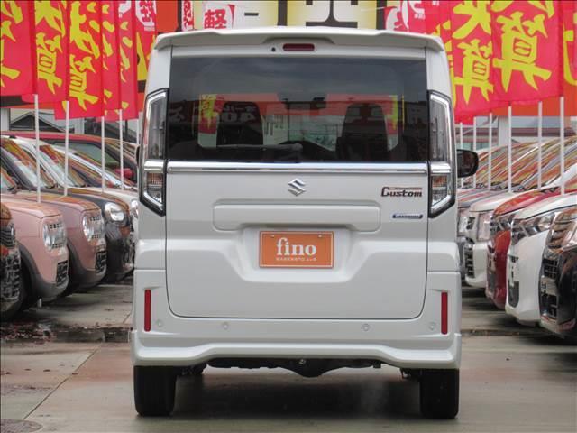 スペーシアカスタム ハイブリッドＸＳ　届出済未使用車　両側電動スライドドア　シートヒーター　アダプティブクルーズコントロール　純正１５インチアルミ　革巻ステアリング　ハーフレザーシート　マルチユースフラップ　サーキュレーター（11枚目）