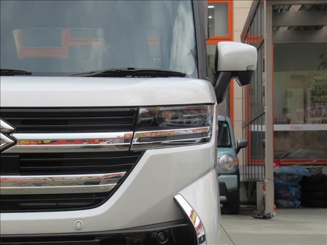 スペーシアカスタム ハイブリッドＸＳ　届出済未使用車　両側電動スライドドア　シートヒーター　アダプティブクルーズコントロール　純正１５インチアルミ　革巻ステアリング　ハーフレザーシート　マルチユースフラップ　サーキュレーター（29枚目）