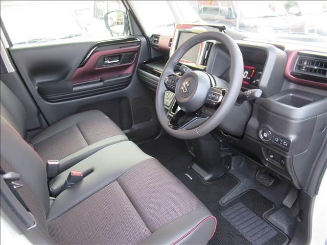 スペーシアカスタム ハイブリッドＸＳ　届出済未使用車　両側電動スライドドア　シートヒーター　アダプティブクルーズコントロール　純正１５インチアルミ　革巻ステアリング　ハーフレザーシート　マルチユースフラップ　サーキュレーター（54枚目）