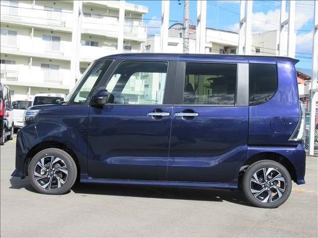 タント カスタムＸ　届出済未使用車　４ＷＤ　両側電動スライドドア　シートヒーター　ＵＳＢソケット　ハーフレザーシート　ＬＥＤヘッド　ＬＥＤフォグランプ　純正１４インチアルミ　電動パーキングブレーキ　スマートアシスト（26枚目）