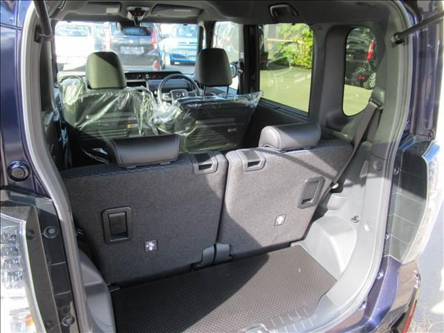 タント カスタムＸ　届出済未使用車　４ＷＤ　両側電動スライドドア　シートヒーター　ＵＳＢソケット　ハーフレザーシート　ＬＥＤヘッド　ＬＥＤフォグランプ　純正１４インチアルミ　電動パーキングブレーキ　スマートアシスト（35枚目）