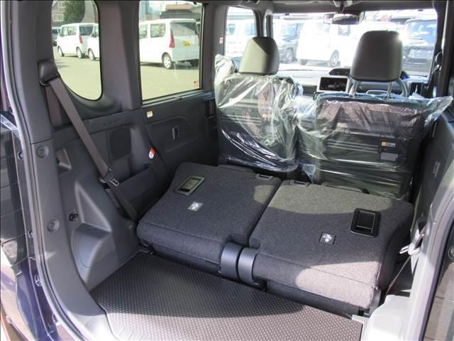 タント カスタムＸ　届出済未使用車　４ＷＤ　両側電動スライドドア　シートヒーター　ＵＳＢソケット　ハーフレザーシート　ＬＥＤヘッド　ＬＥＤフォグランプ　純正１４インチアルミ　電動パーキングブレーキ　スマートアシスト（37枚目）