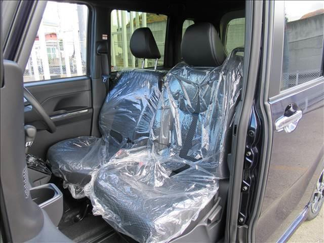 タント カスタムＸ　届出済未使用車　４ＷＤ　両側電動スライドドア　シートヒーター　ＵＳＢソケット　ハーフレザーシート　ＬＥＤヘッド　ＬＥＤフォグランプ　純正１４インチアルミ　電動パーキングブレーキ　スマートアシスト（46枚目）