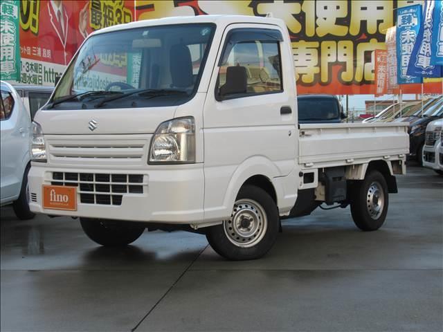 キャリイトラック KCエアコン・パワステ 4WD 禁煙車 マニュアルエアコン MT 3方開荷台 ラジオ パワーステアリング ハロゲンヘッドランプ ドリンクホルダー シガーソケット 運転席エアバック 助手席エアバック(21枚目)