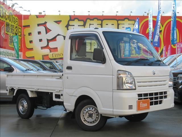 キャリイトラック KCエアコン・パワステ 4WD 禁煙車 マニュアルエアコン MT 3方開荷台 ラジオ パワーステアリング ハロゲンヘッドランプ ドリンクホルダー シガーソケット 運転席エアバック 助手席エアバック(23枚目)