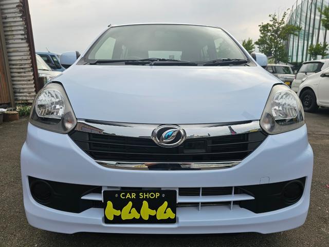 ミライース Ｘ　ＳＡ　車検９年７月・走行６１７７３ｋｍ新品プラグ新品国産夏タイヤ社外アルミ社外ナビＴＶブルートゥース新品バックカメラ衝突軽減ブレーキ横滑防止エコアイドルＡＢＳキーレス・タイベル交換不要チェーン取説・記録簿（2枚目）