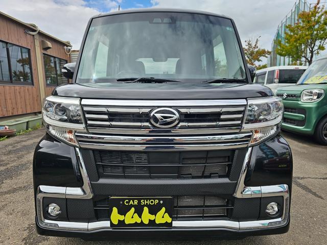 タント カスタムＲＳ　トップエディションＳＡＩＩＩ　ターボ車検８年８月ワンオーナー新品国産スタッドレス新品ホイール社外ナビフルセグＴＶブルートゥース・バックカメラ新品夏タイヤ純正アルミ両側電動スライドドア純正ＬＥＤヘッドライト衝突軽減ブレーキ横滑り防止（2枚目）