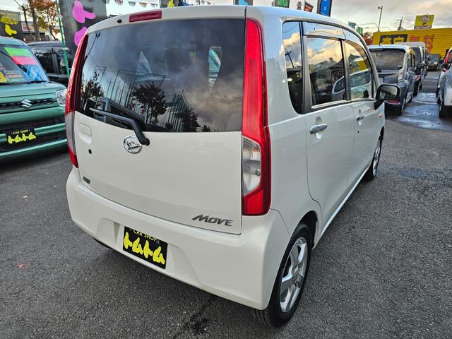 ムーヴ Ｘ　車検９年１１月エコアイドル社外ナビＴＶブルートゥース社外バックカメラ新品国産夏タイヤ社外アルミＡＢＳスマートキー・エンジンプッシュスタートＳＲＳエアバック・タイベル交換不要チェーンＰＶガラス取扱説明書（7枚目）