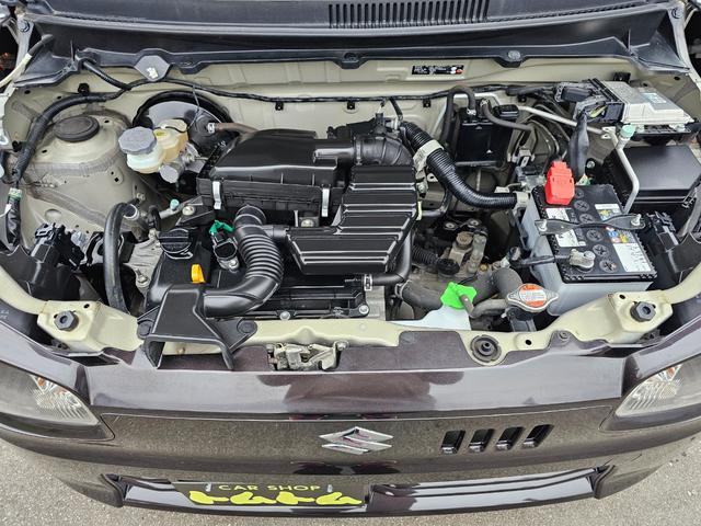 アルト Ｆ　４ＷＤ５速マニュアル車・走行２１９２８ｋｍ車検９年１１月・新品国産スタッドレスタイヤ新品アルミ新品国産夏タイヤ社外アルミ純正ＣＤキーレスＡＢＳ横滑り防止タイミングベルト交換不要チェーン式・取説・記録簿（38枚目）