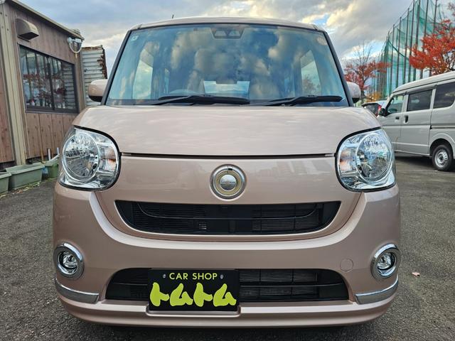 ムーヴキャンバス Ｘリミテッドメイクアップ　ＳＡＩＩＩ　車検９年４月・新品国産スタッドレスタイヤ新品アルミ社外ナビフルセグＴＶブルートゥース外バックカメラ新品国産夏タイヤ純正アルミＬＥＤフォグランプ両側電動スライドドア衝突軽減ブレーキ横滑防止・取説・記録簿（2枚目）