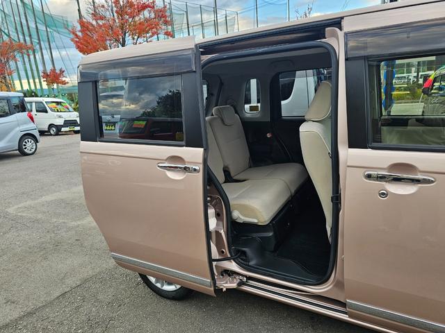 ムーヴキャンバス Ｘリミテッドメイクアップ　ＳＡＩＩＩ　車検９年４月・新品国産スタッドレスタイヤ新品アルミ社外ナビフルセグＴＶブルートゥース外バックカメラ新品国産夏タイヤ純正アルミＬＥＤフォグランプ両側電動スライドドア衝突軽減ブレーキ横滑防止・取説・記録簿（19枚目）