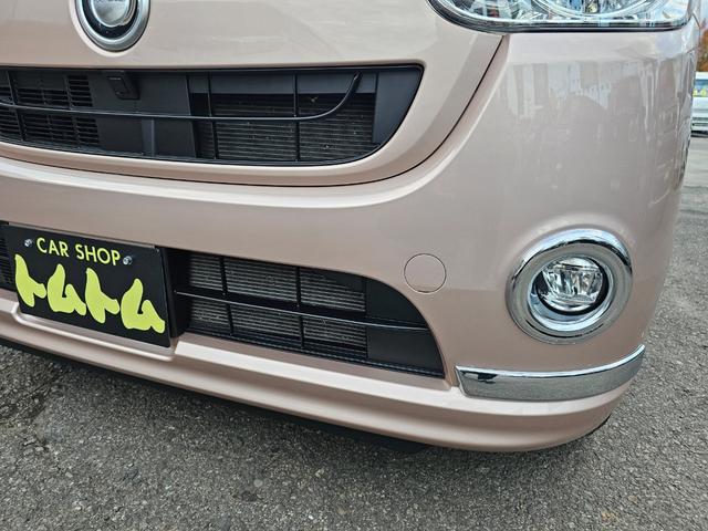 ムーヴキャンバス Ｘリミテッドメイクアップ　ＳＡＩＩＩ　車検９年４月・新品国産スタッドレスタイヤ新品アルミ社外ナビフルセグＴＶブルートゥース外バックカメラ新品国産夏タイヤ純正アルミＬＥＤフォグランプ両側電動スライドドア衝突軽減ブレーキ横滑防止・取説・記録簿（55枚目）