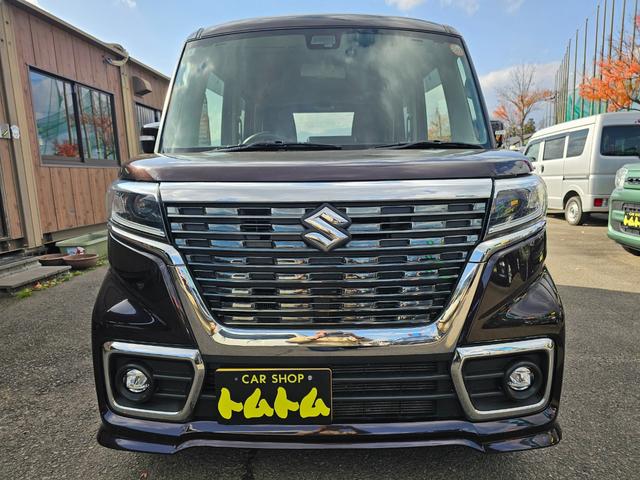 スペーシアカスタム ハイブリッドGS 4WD車検9年1月・新品国産スタッドレスタイヤ新品アルミ社外ナビTVブルートゥース新品バックカメラ新品国産夏タイヤ純正アルミ両側スライドドア左電動LEDライト衝突軽減ブレーキ横滑防止ABS取説・記録簿(2枚目)