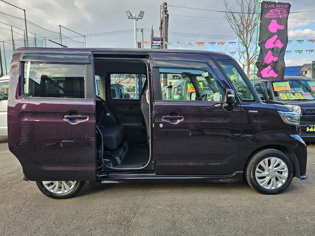 スペーシアカスタム ハイブリッドGS 4WD車検9年1月・新品国産スタッドレスタイヤ新品アルミ社外ナビTVブルートゥース新品バックカメラ新品国産夏タイヤ純正アルミ両側スライドドア左電動LEDライト衝突軽減ブレーキ横滑防止ABS取説・記録簿(7枚目)