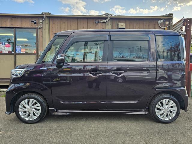 スペーシアカスタム ハイブリッドGS 4WD車検9年1月・新品国産スタッドレスタイヤ新品アルミ社外ナビTVブルートゥース新品バックカメラ新品国産夏タイヤ純正アルミ両側スライドドア左電動LEDライト衝突軽減ブレーキ横滑防止ABS取説・記録簿(8枚目)